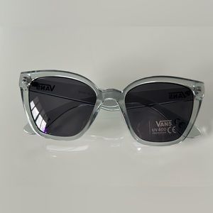 Vans Cat Eye Sunglasses in clear blue. New, never worn.